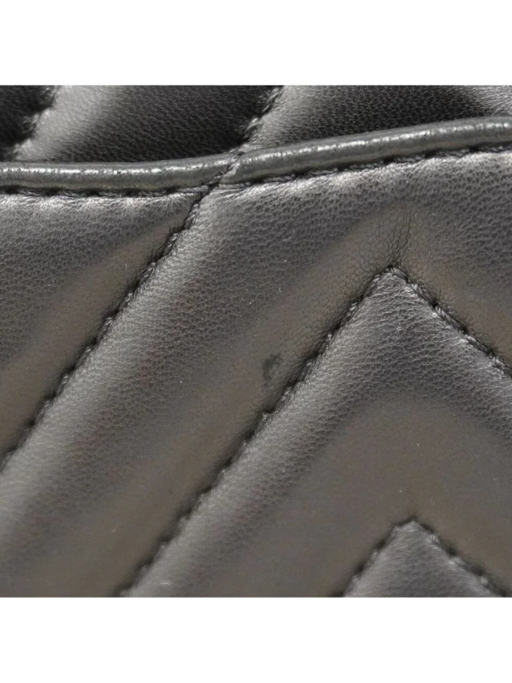Chanel Shoulder Bag Chez Blanc Lambskin Black Silver